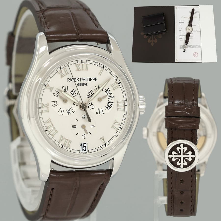 Patek Philippe Annual Calendar 5035G White Gold Roman