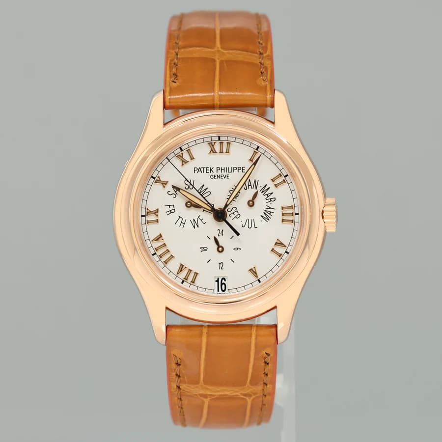 Patek Philippe Annual Calendar 5035R Rose Gold White Roman