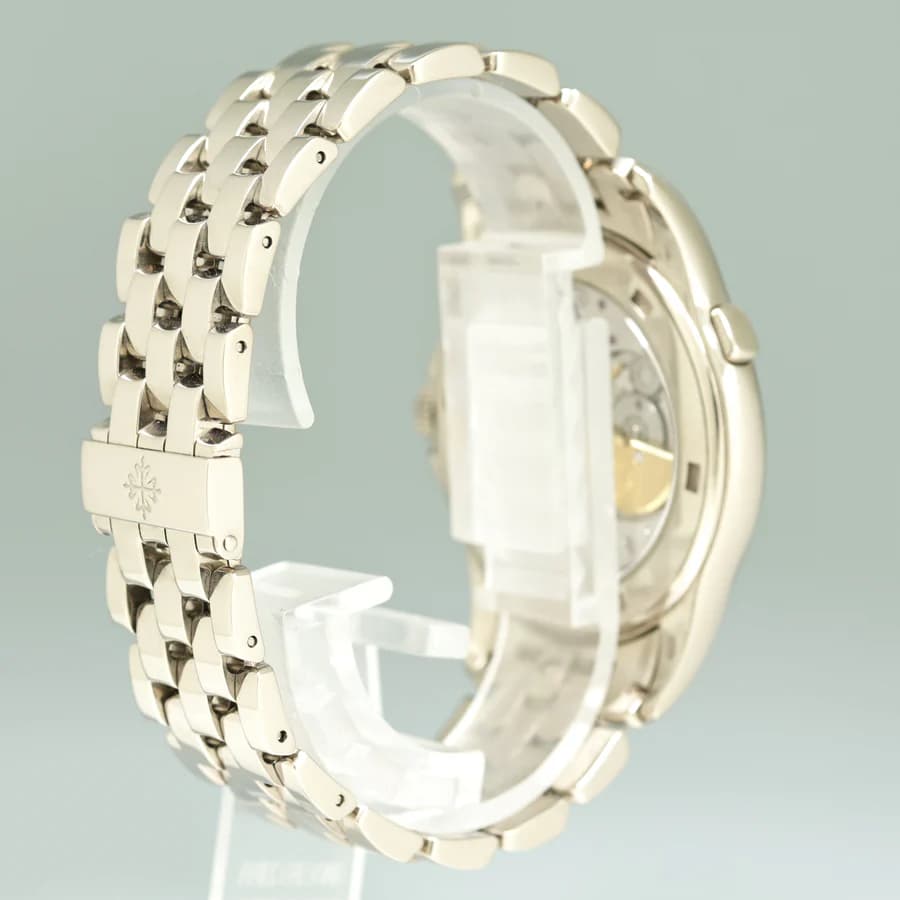Patek Philippe World Time 5130/1G White Gold Blue — фото 5
