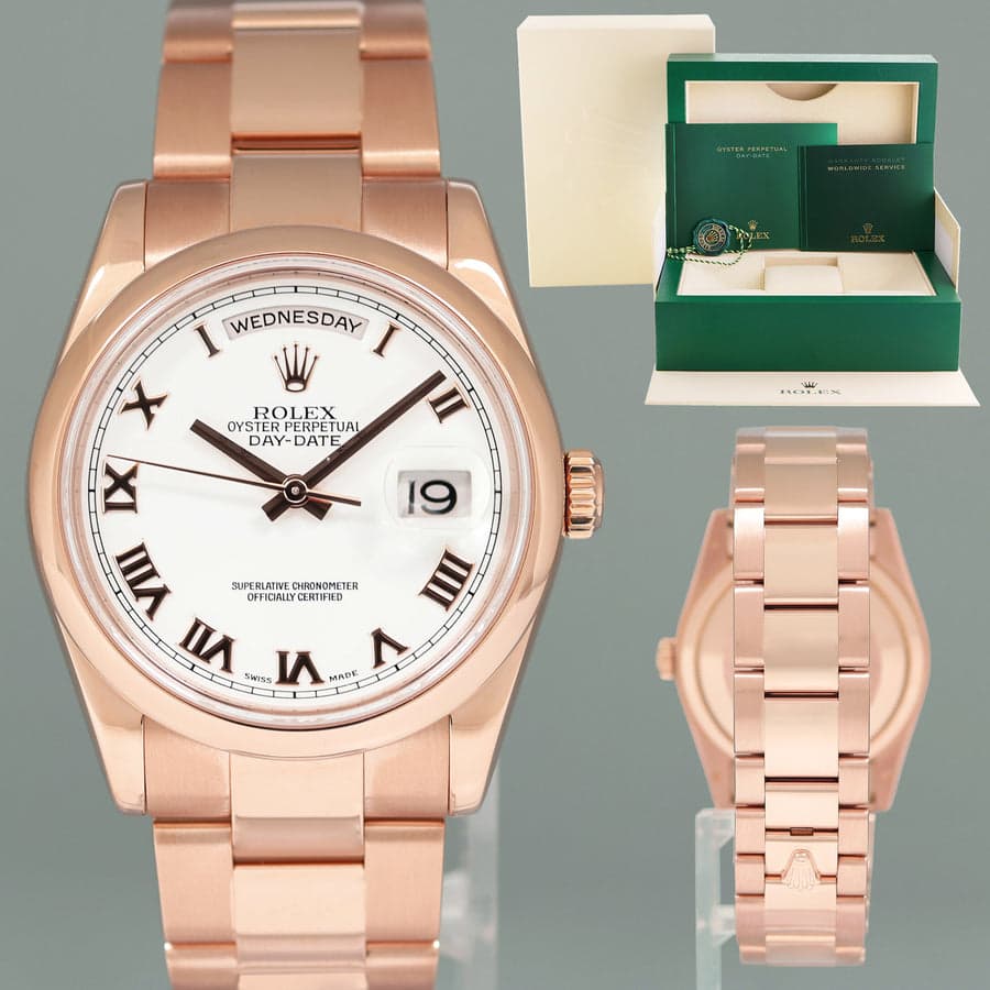 Rolex Day-Date 36 118205 Rose Gold — фото 3