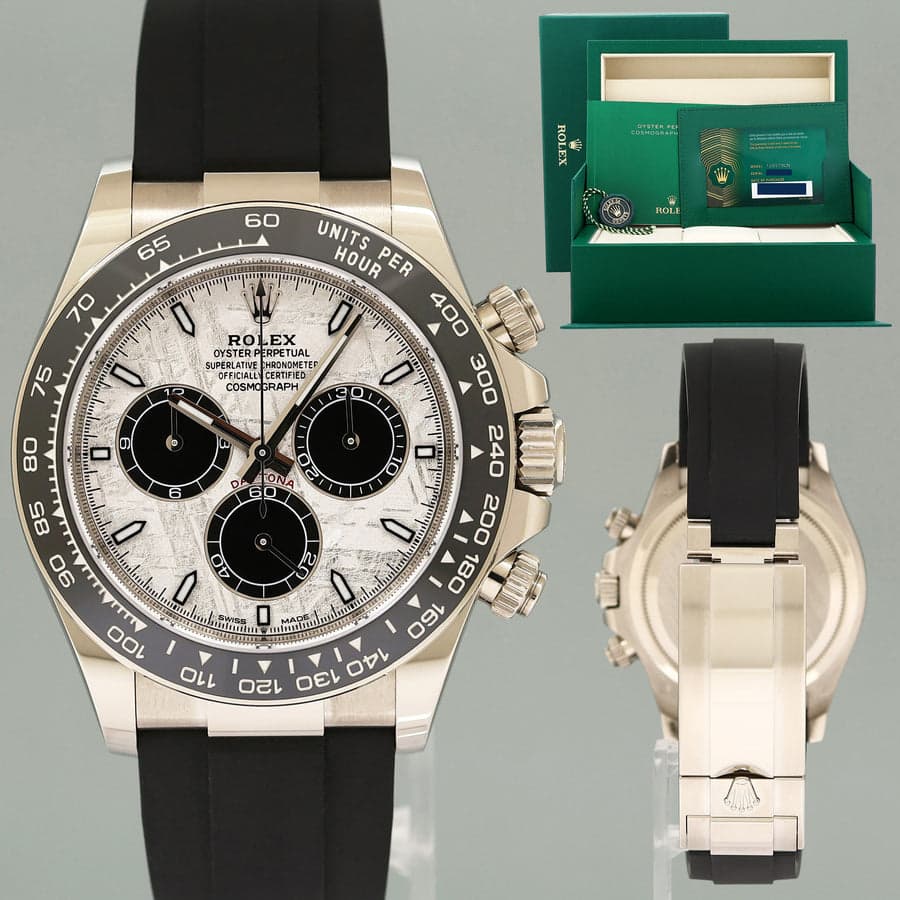 Rolex Daytona 126519LN White Gold Meteorite — фото 3