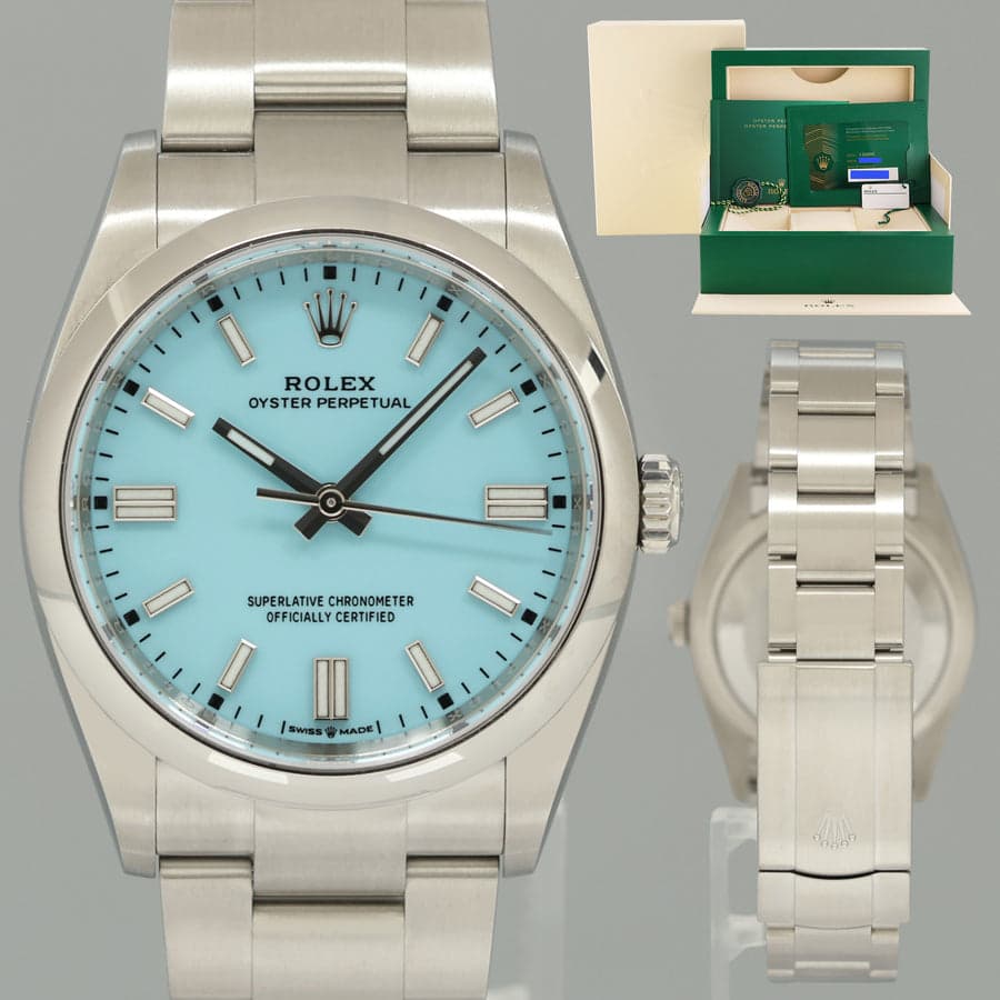 Rolex Oyster Perpetual 36 126000 Tiffany Blue — фото 2