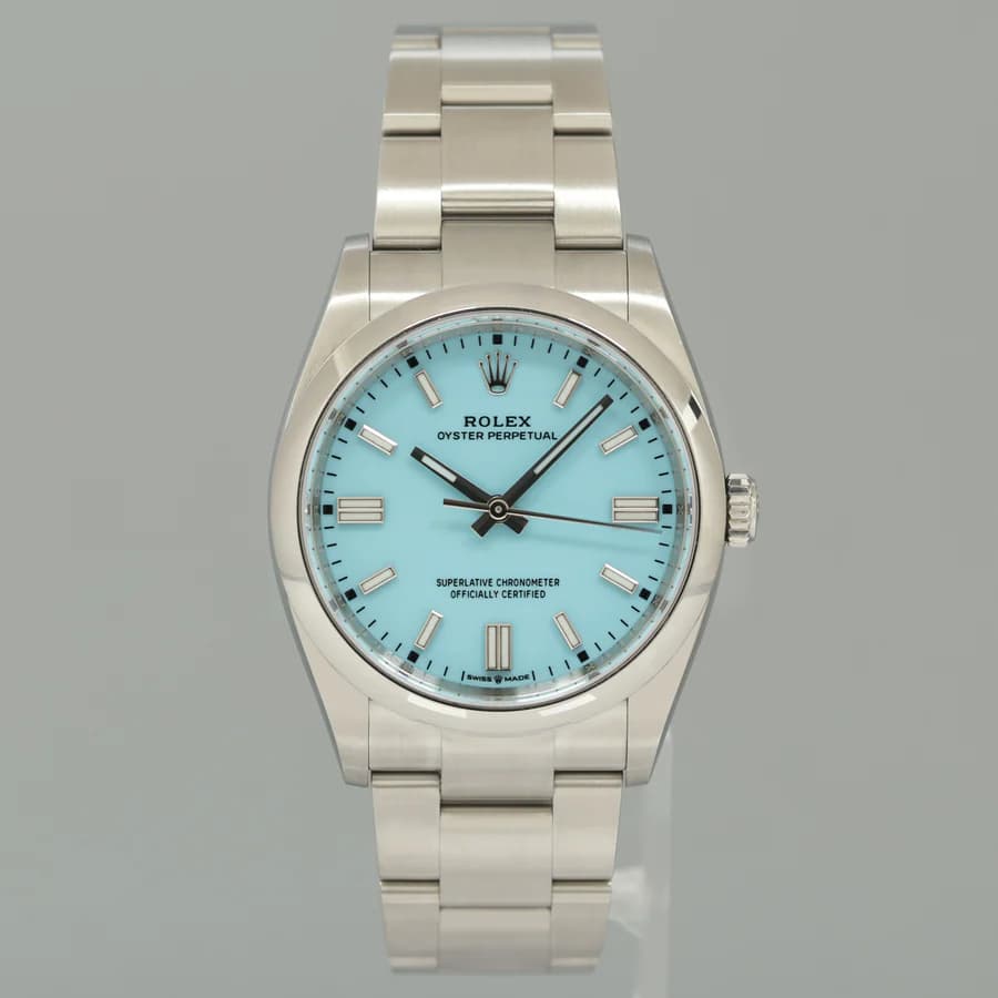 Rolex Oyster Perpetual 36 126000 Tiffany Blue — фото 3