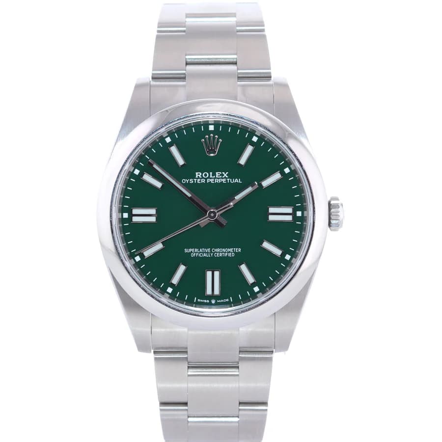 Rolex Oyster Perpetual 41 124300 Green