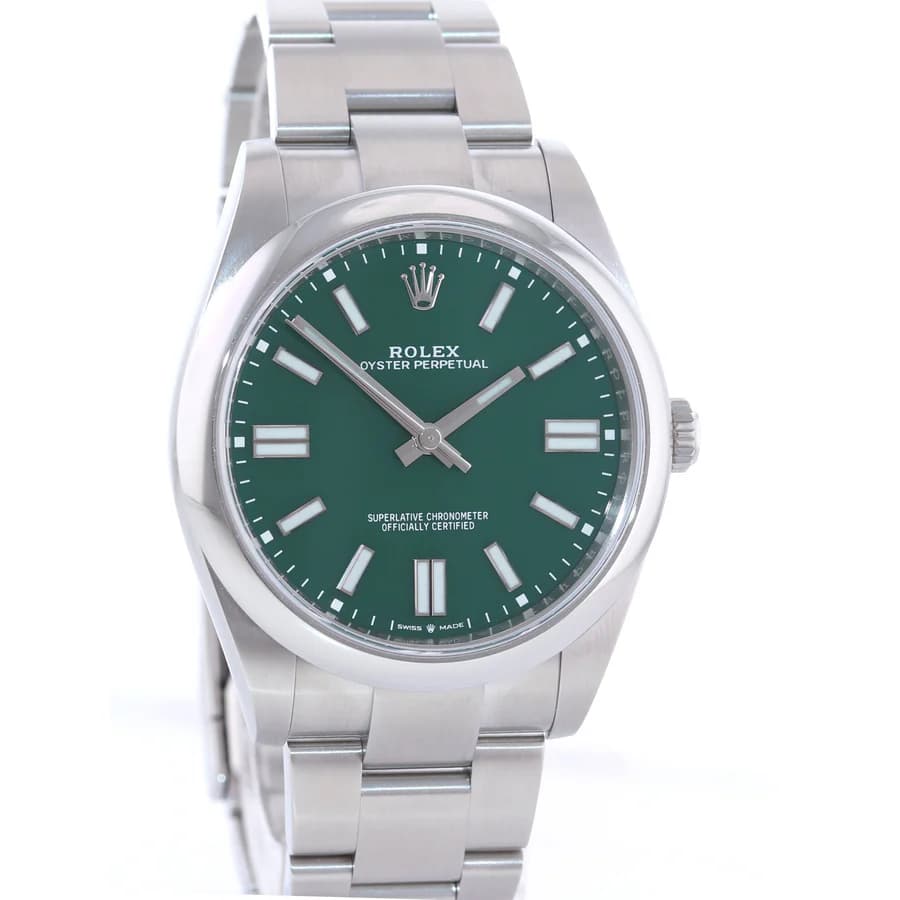 Rolex Oyster Perpetual 41 124300 Green — фото 2