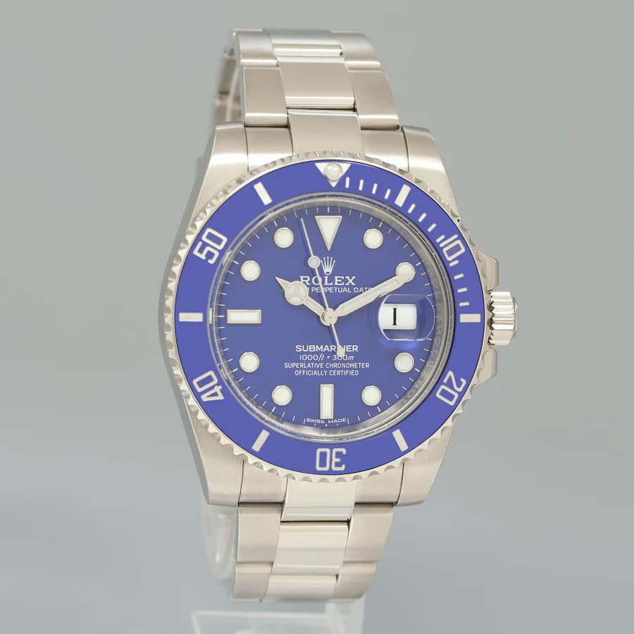 Rolex Submariner Date 116619LB «Smurf» — фото 4