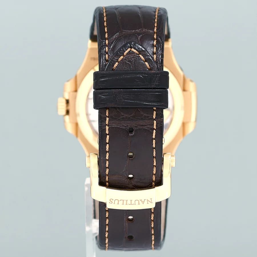 Patek Philippe Nautilus 5712R Moonphase Rose Gold — lifestyle
