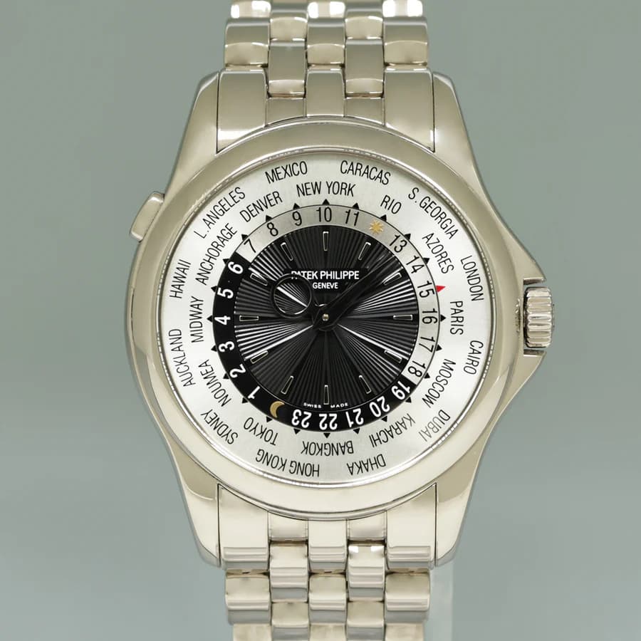 Patek Philippe World Time 5130/1G White Gold Blue